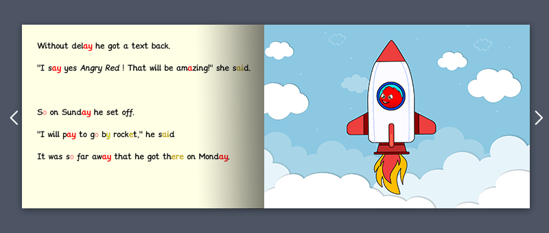 Stage 4 Monster Phonics fiction example