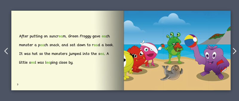 Stage 5 Monster Phonics fiction example