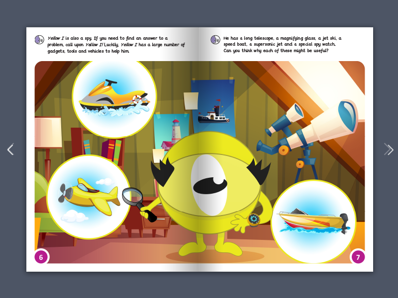Meet the monsters example book by Monster Phonics